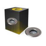 Bodenstrahler Mini Außenlicht Rostfreier Stahl Grau 1W 20lm - 830 Warmweiß 