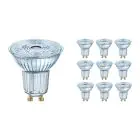 Mehrfachpackung 10x Osram Parathom LED-Spot GU10 PAR16 4.5W 350lm 36D - 927  | Höchste Farbwiedergabe - Dimmbar - Ersatz für 50W