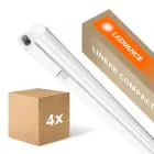 Mehrfachpackung 4x Ledvance LED Deckenleuchte Linear Compact Schalter 12W 1200lm - 830  | 90cm