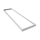 LED Panel Aufbaurahmen 30x120cm Weiss