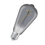 Ledvance LED Vintage 1906 E27 Edison Filament Smokey 3.4W 100lm - 818 Blanc Très Chaud