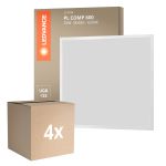 Lot 4x Ledvance Dalle LED Compact Aluminium Blanc 33W 3630lm - 865  | 60x60cm