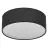 Ledvance Bulkhead Orbis Paris Noir | Convient pour 1x E27 - 300mm - IP20