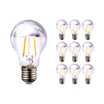 Lot 10x LED E27 Poire Filament Claire 7W 680lm - 827 | Remplacement 60W